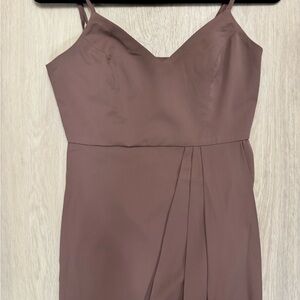 BNWT Lulu's Mauve Spaghetti-Strap Midi Dress size XS